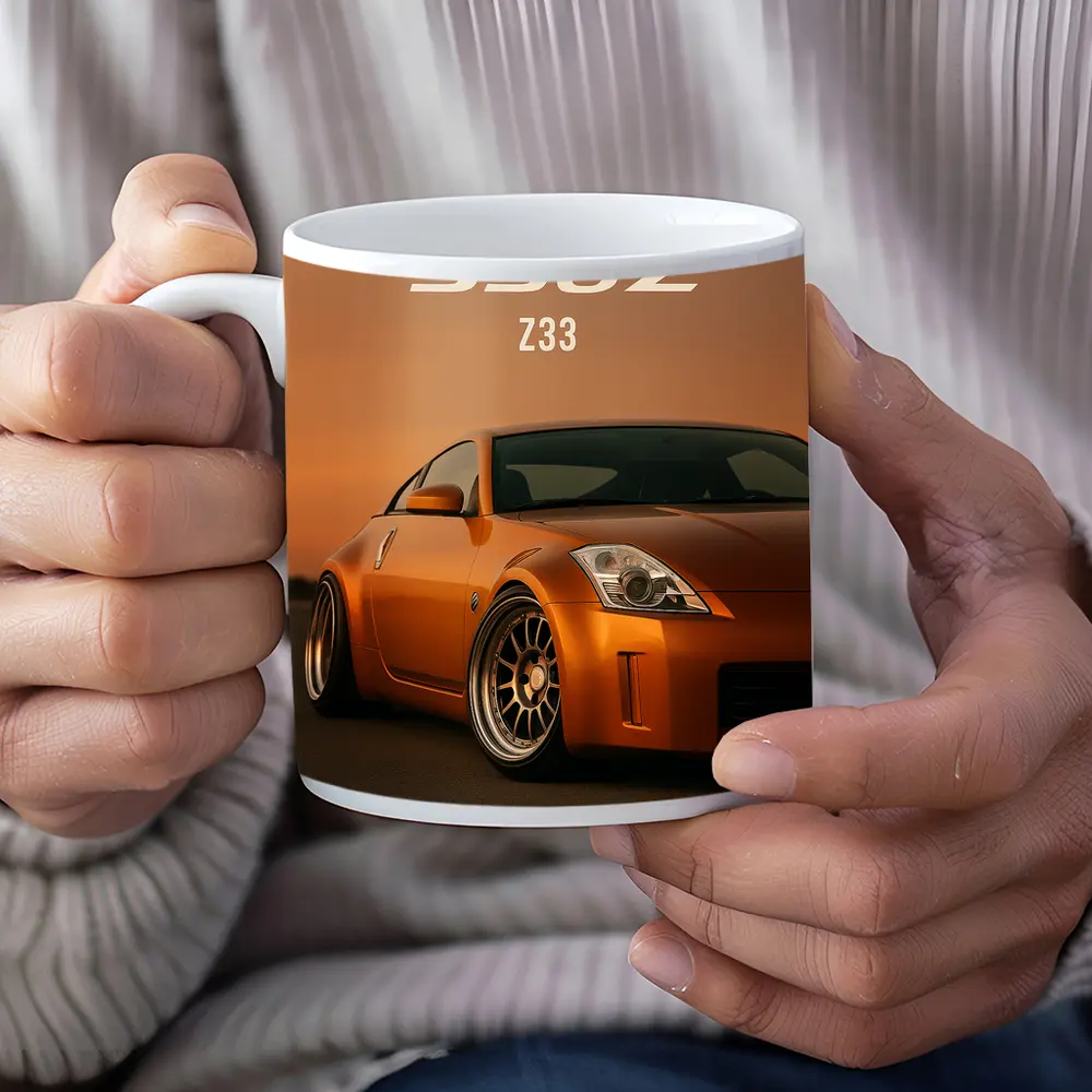Nissan 350Z Z33 Orange Sunset Sky – Mugs