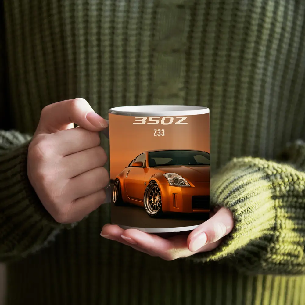 Nissan 350Z Z33 Orange Sunset Sky – Mugs
