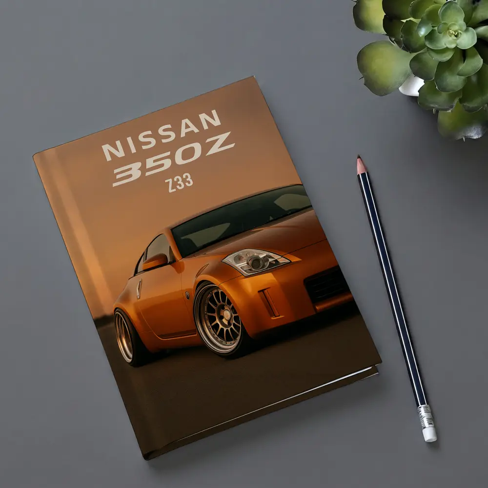 Nissan 350Z Z33 Orange Sunset Sky – Notebooks