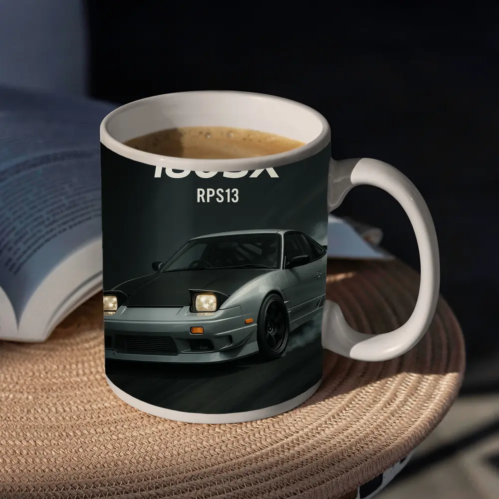 Nissan 180SX RPS13 Drifting Dark Smoke – Mugs
