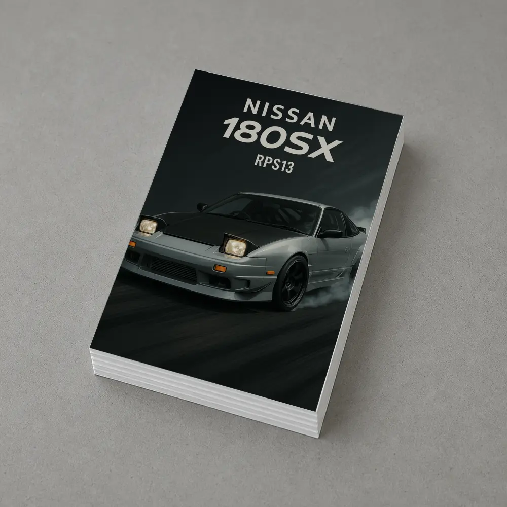 Nissan 180SX RPS13 Drifting Dark Smoke – Postcards