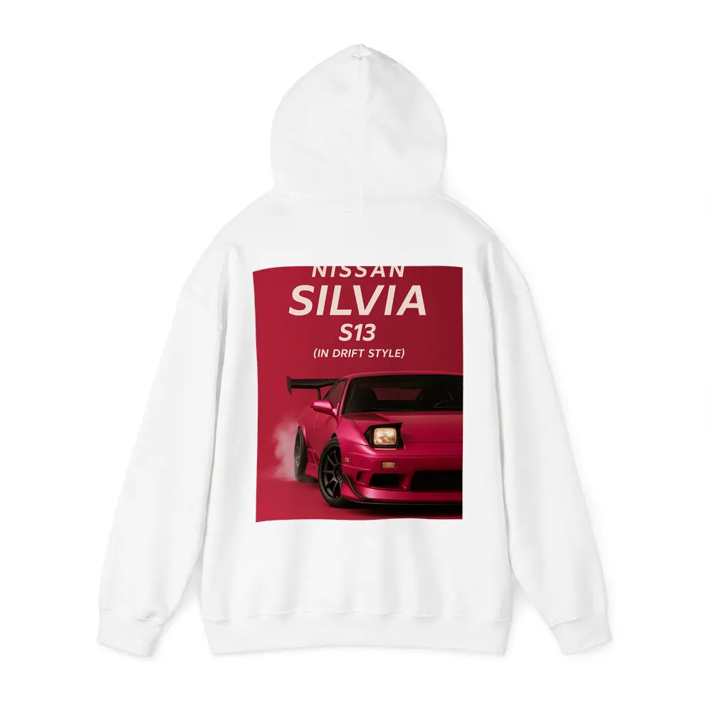 Nissan Silvia S13 Red Drift Style Art – Hoodies