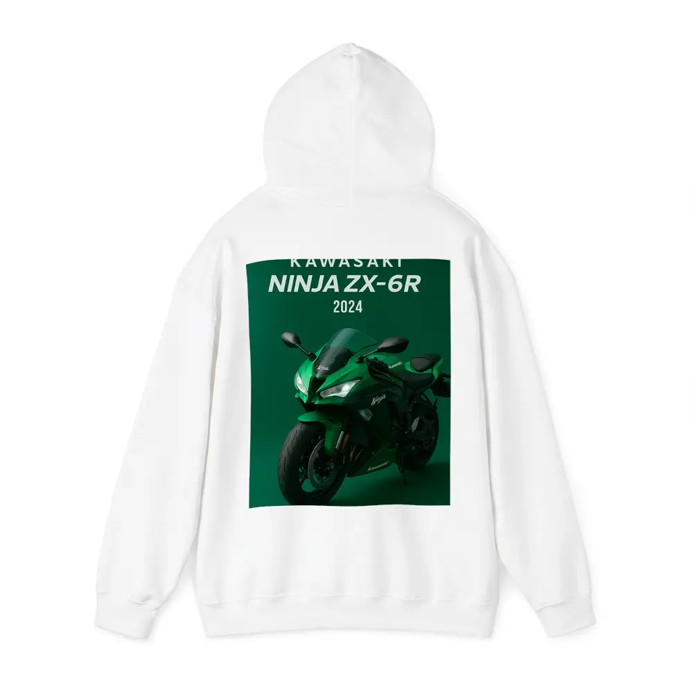 Kawasaki Ninja ZX-6R Green Sport Bike – Hoodies