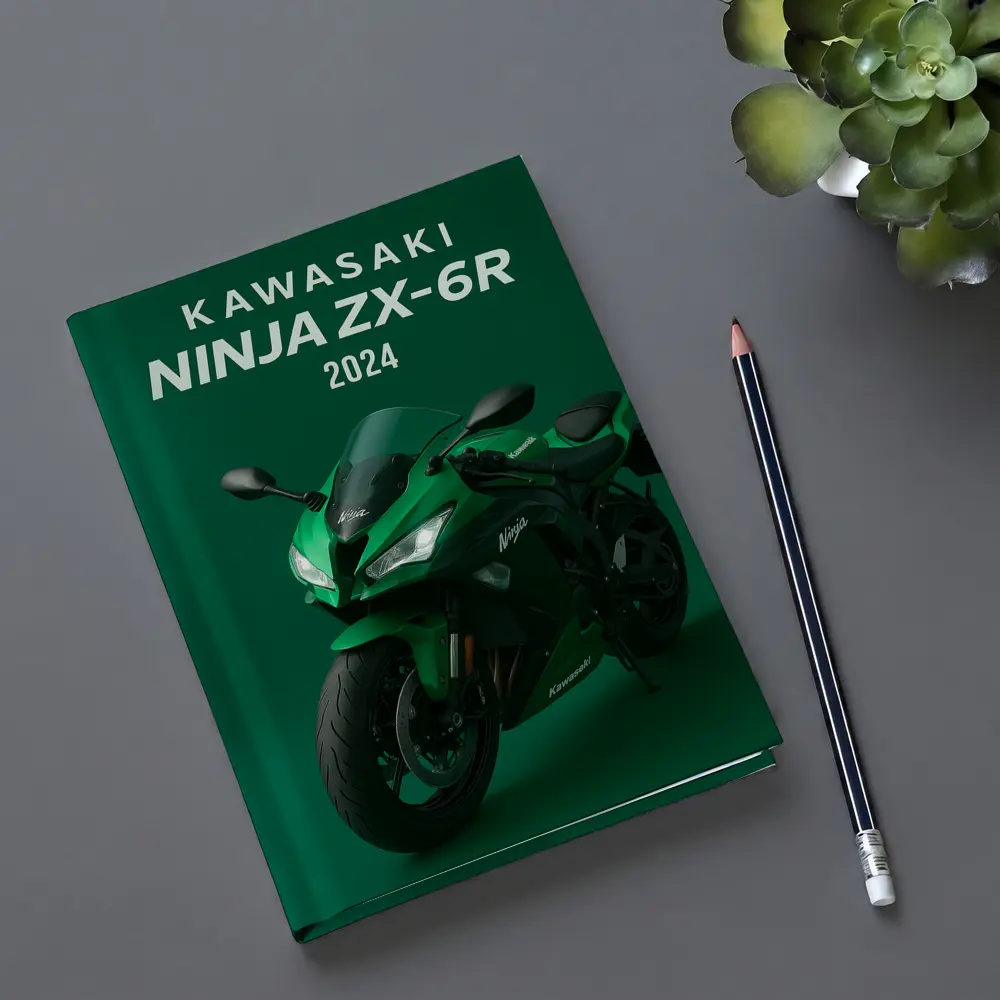 Kawasaki Ninja ZX-6R Green Sport Bike – Notebooks