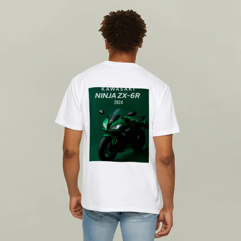 Kawasaki Ninja ZX-6R Green Sport Bike – T-Shirts