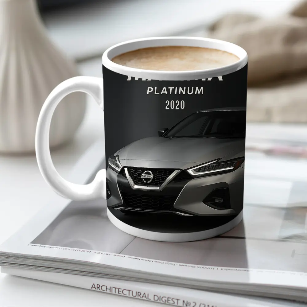 Nissan Maxima Platinum Dark Studio Shot – Mugs