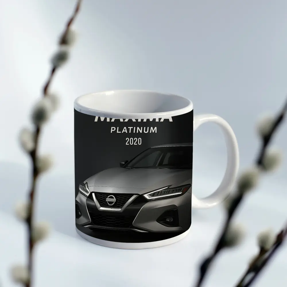 Nissan Maxima Platinum Dark Studio Shot – Mugs