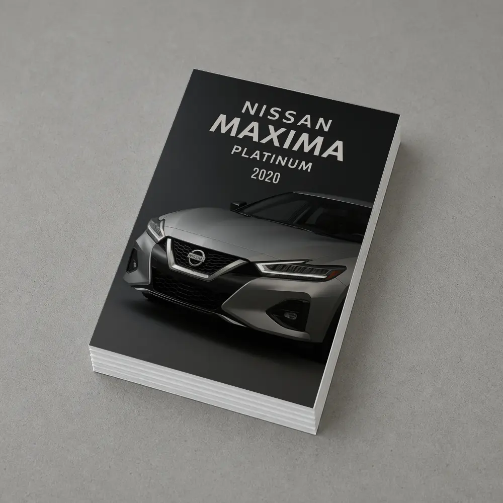 Nissan Maxima Platinum Dark Studio Shot – Postcards