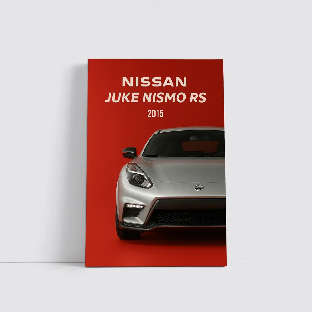 Nissan Juke Nismo RS Red Background – Wall Art
