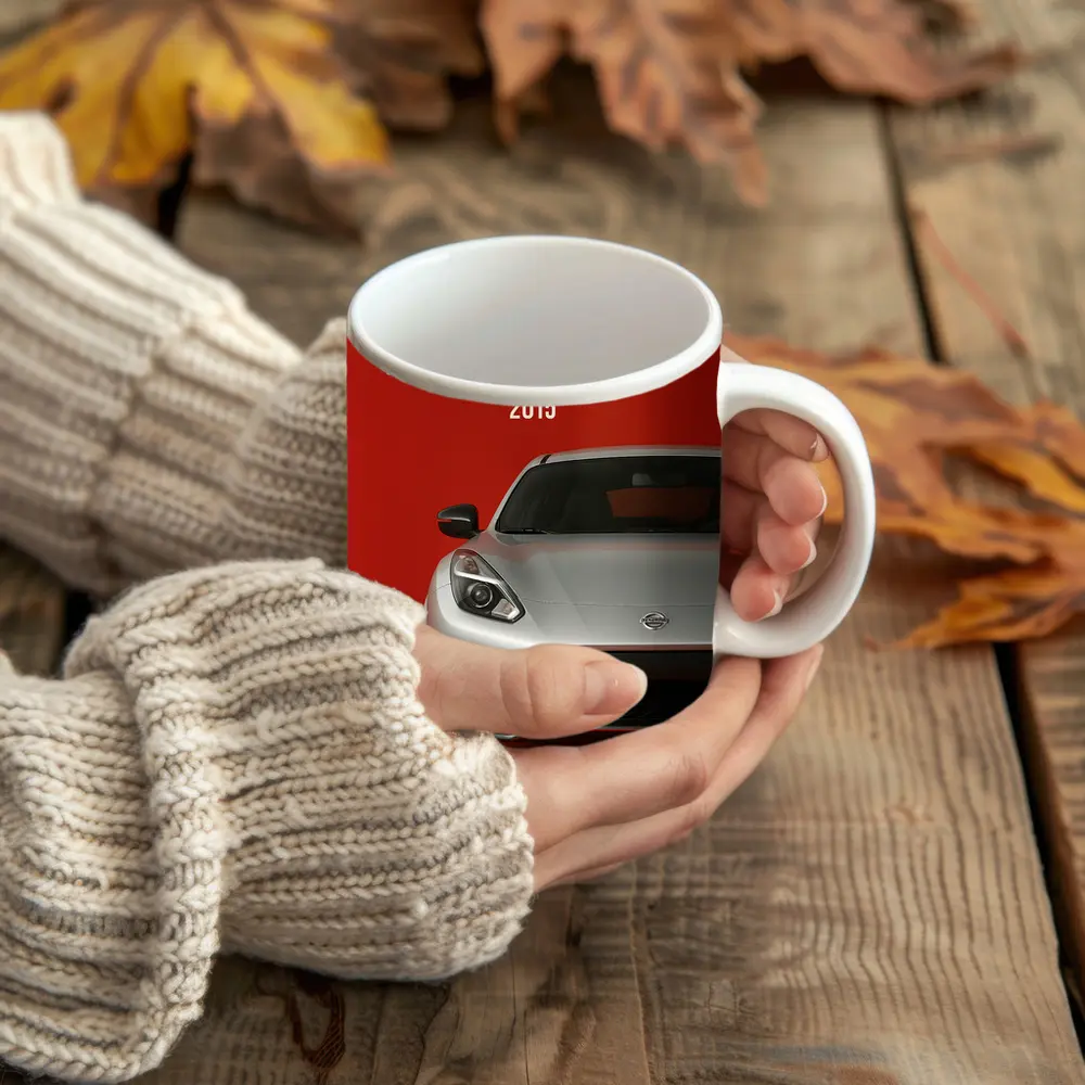 Nissan Juke Nismo RS Red Background – Mugs