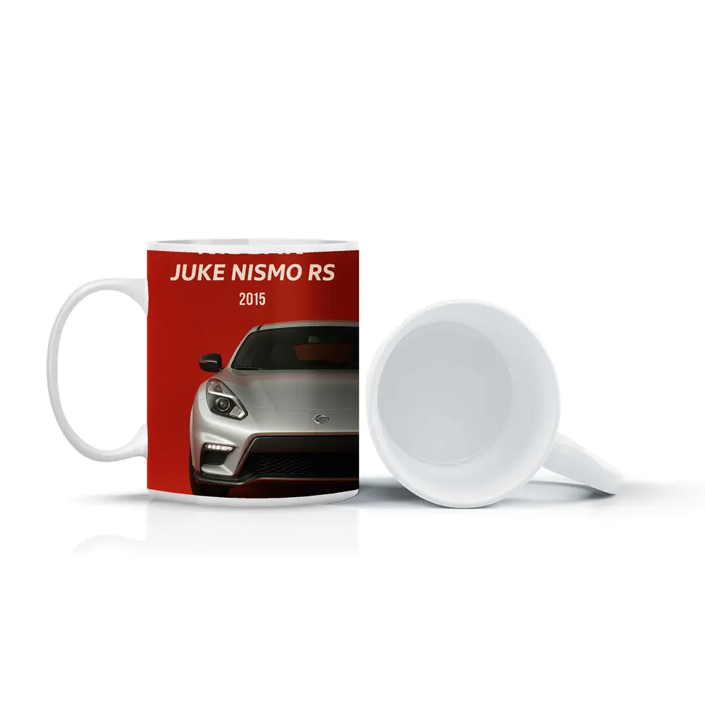 Nissan Juke Nismo RS Red Background – Mugs