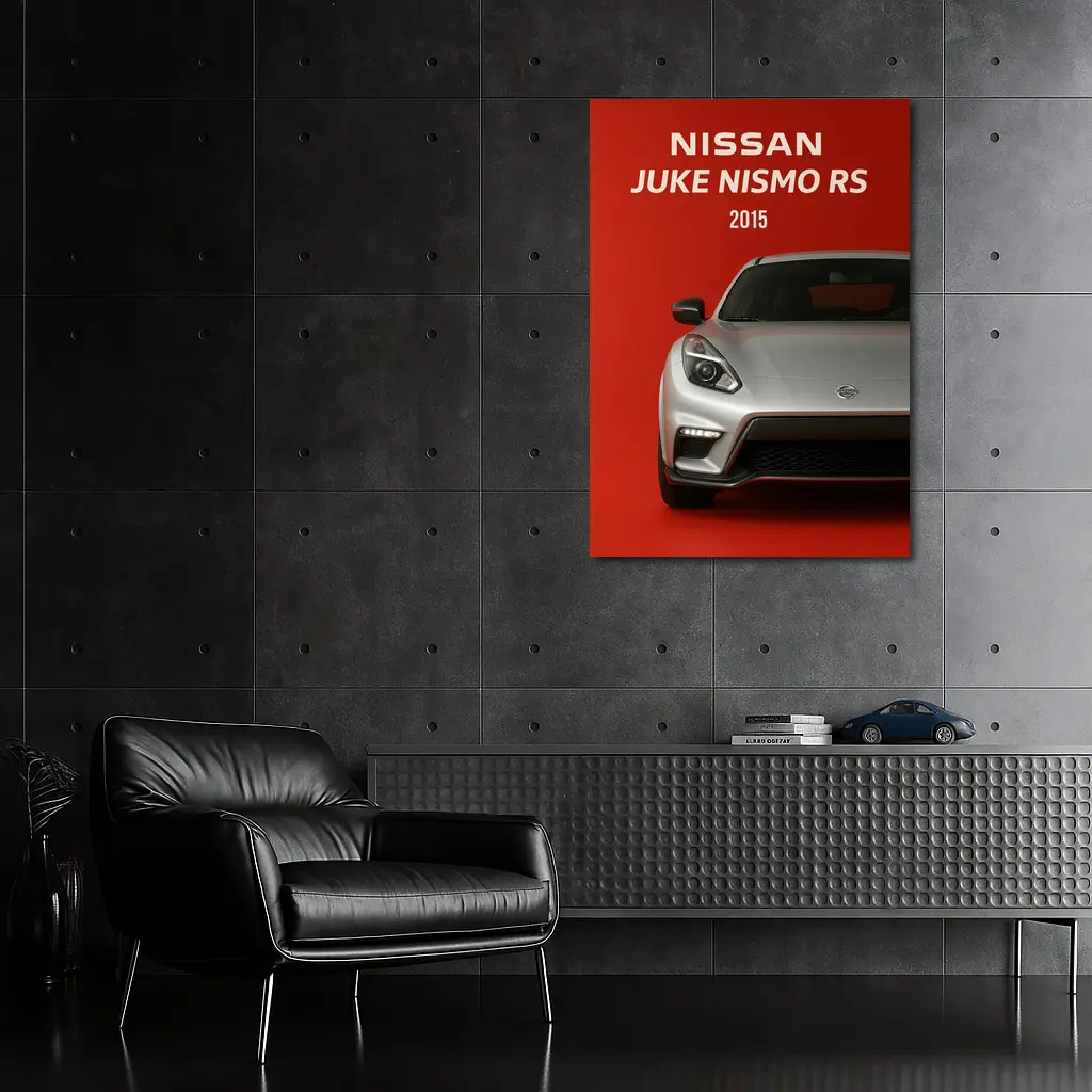 Nissan Juke Nismo RS Red Background – Wall Art