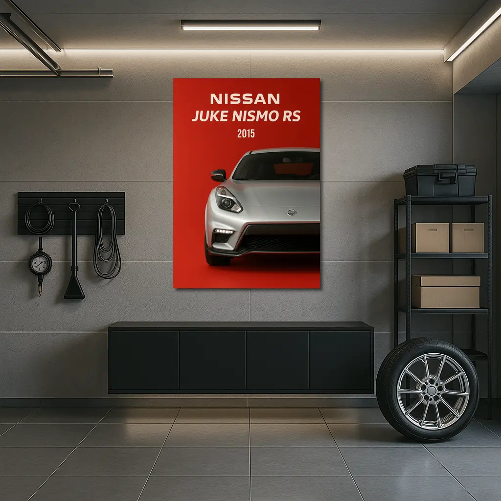 Nissan Juke Nismo RS Red Background – Wall Art