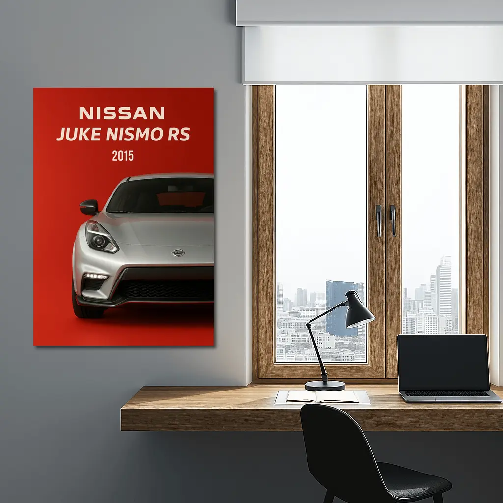 Nissan Juke Nismo RS Red Background – Wall Art