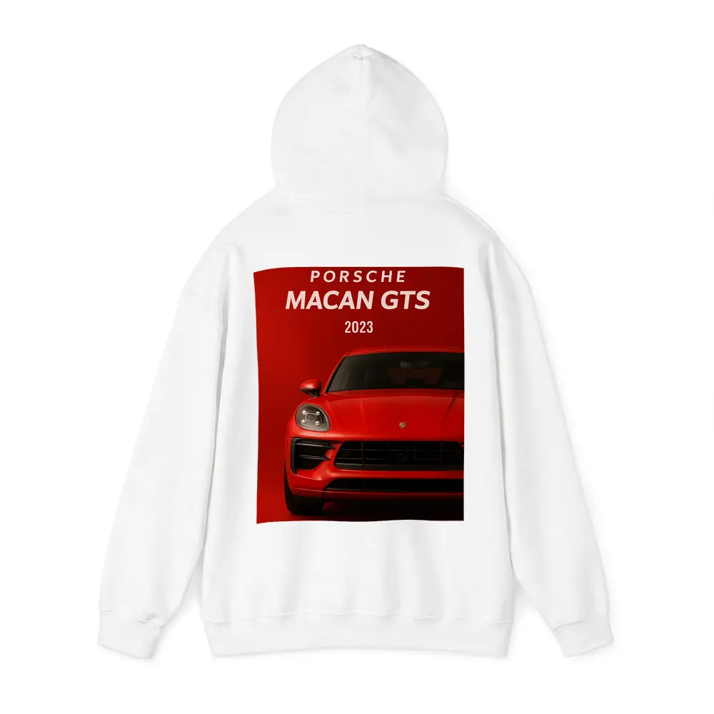 Porsche Macan GTS Red Front View – Hoodies