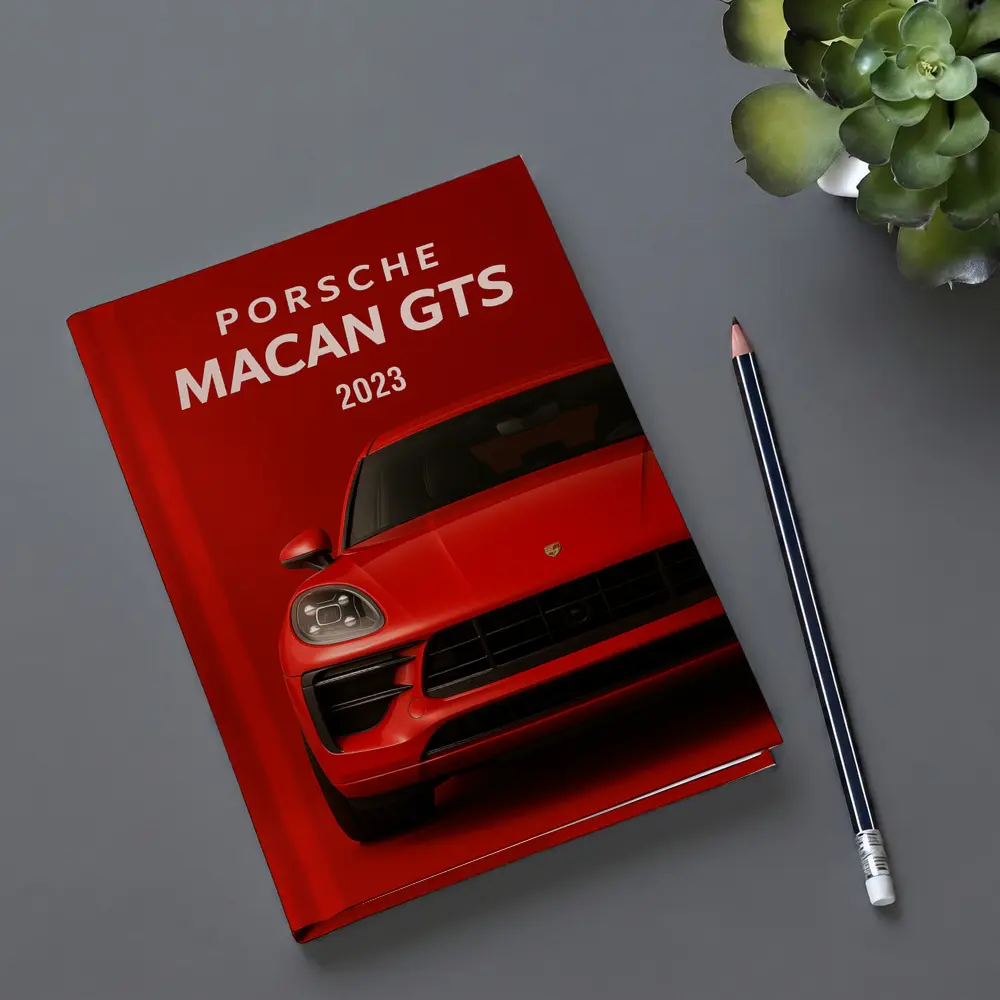Porsche Macan GTS Red Front View – Notebooks