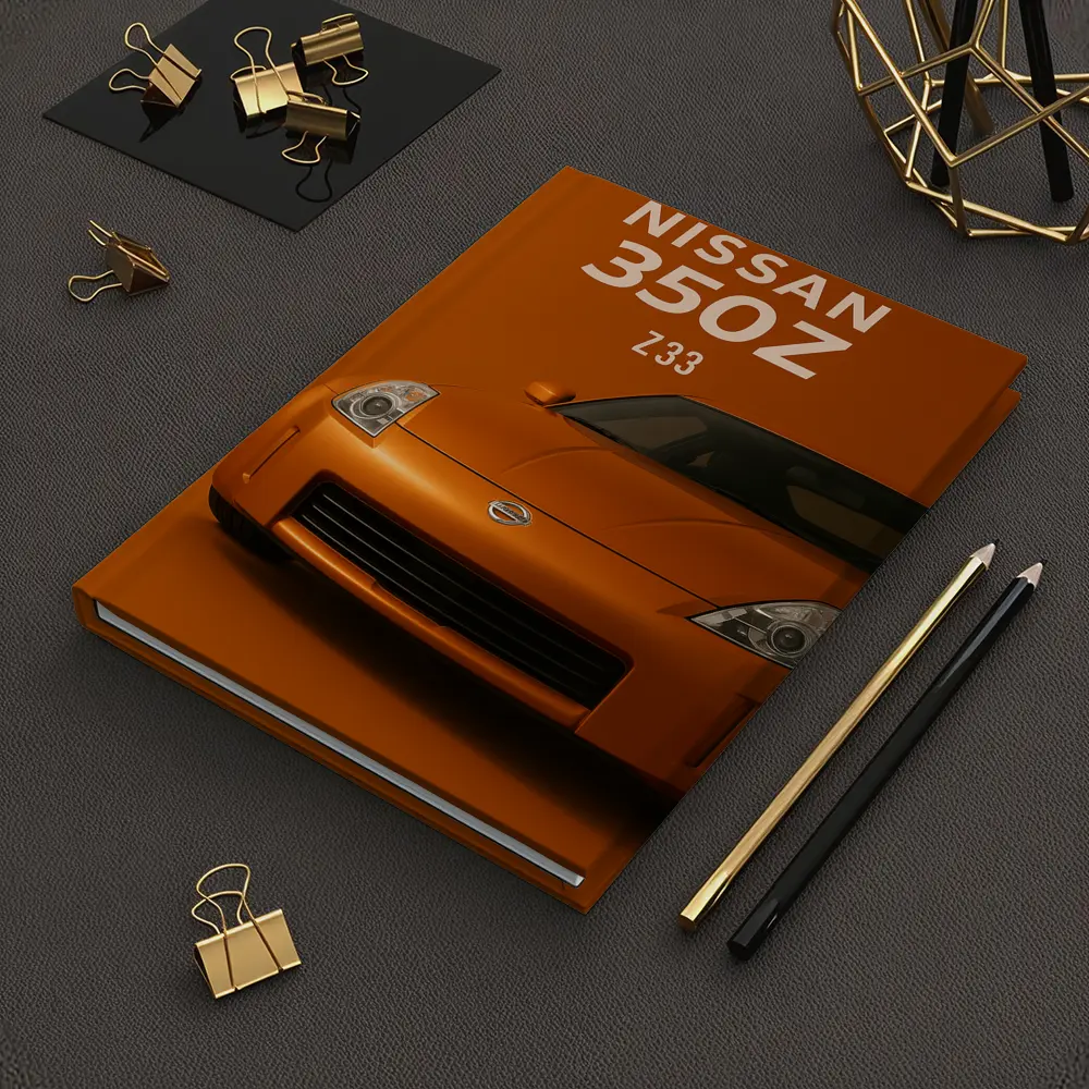 Nissan 350Z Z33 Orange Studio Art – Notebooks