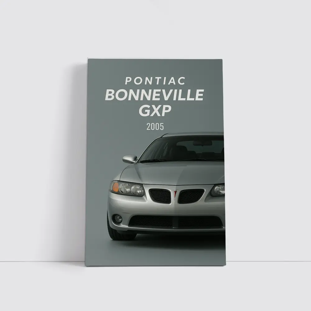 Pontiac Bonneville GXP Silver Gray Background – Wall Art