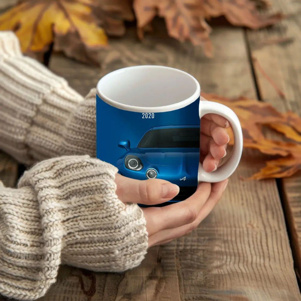 Alpine A110 2020 Blue Sports Car – Mugs