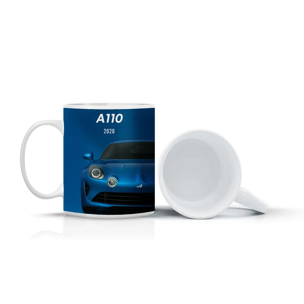 Alpine A110 2020 Blue Sports Car – Mugs