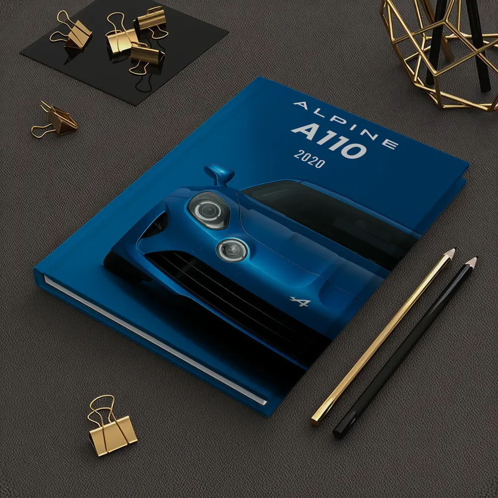 Alpine A110 2020 Blue Sports Car – Notebooks