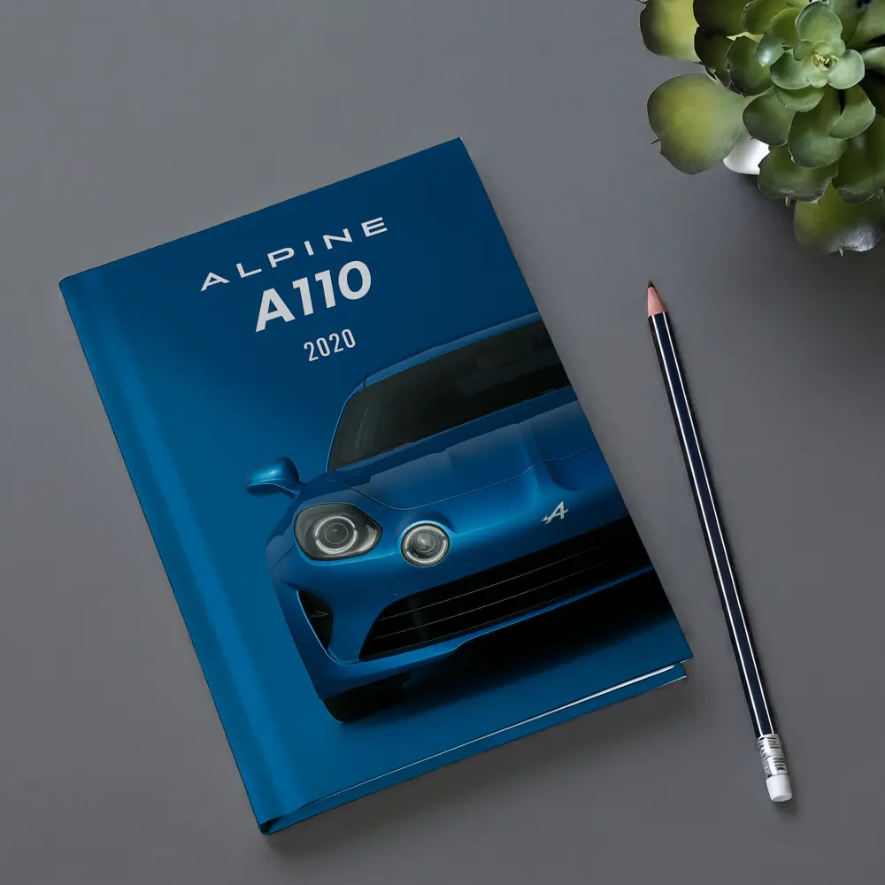 Alpine A110 2020 Blue Sports Car – Notebooks