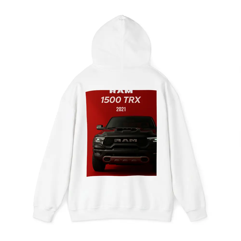 Ram 1500 TRX Truck Bold Red Background – Hoodies