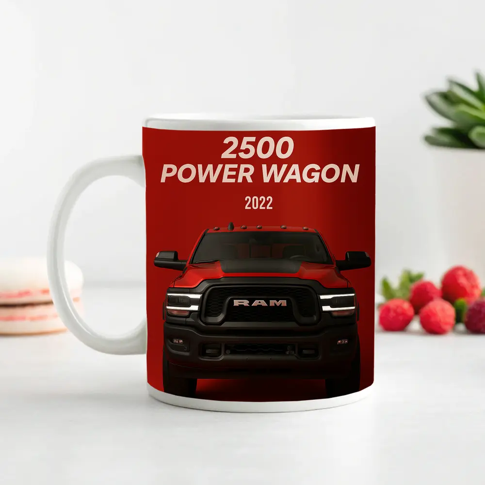 Ram 2500 Power Wagon Red Bold Front – Mugs
