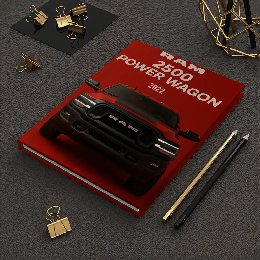 Ram 2500 Power Wagon Red Bold Front – Notebooks
