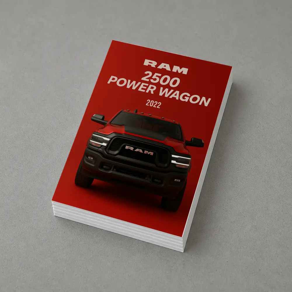 Ram 2500 Power Wagon Red Bold Front – Postcards