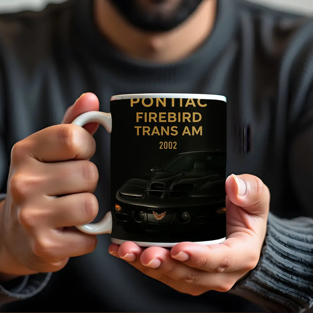 2002 Pontiac Firebird Trans Am Black – Mugs