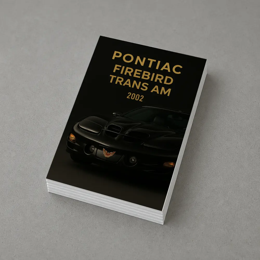 2002 Pontiac Firebird Trans Am Black – Postcards