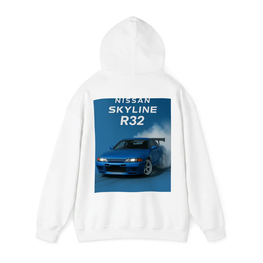 Nissan Skyline R32 Blue Drift Smoke – Hoodies