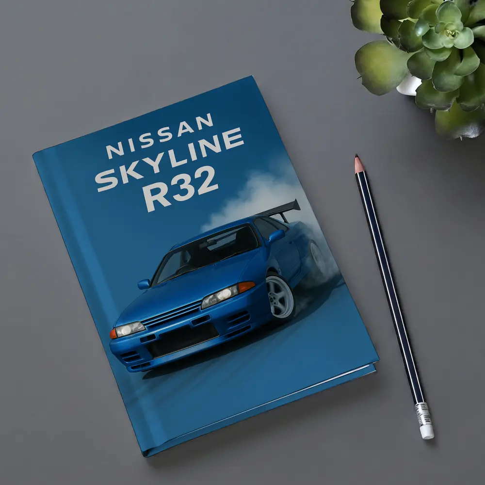 Nissan Skyline R32 Blue Drift Smoke – Notebooks