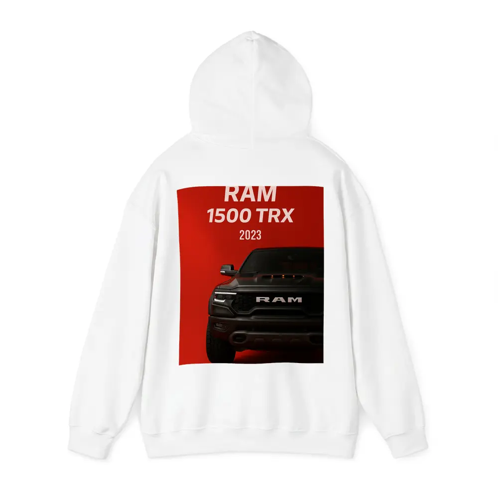 Ram 1500 TRX Truck Red Background – Hoodies