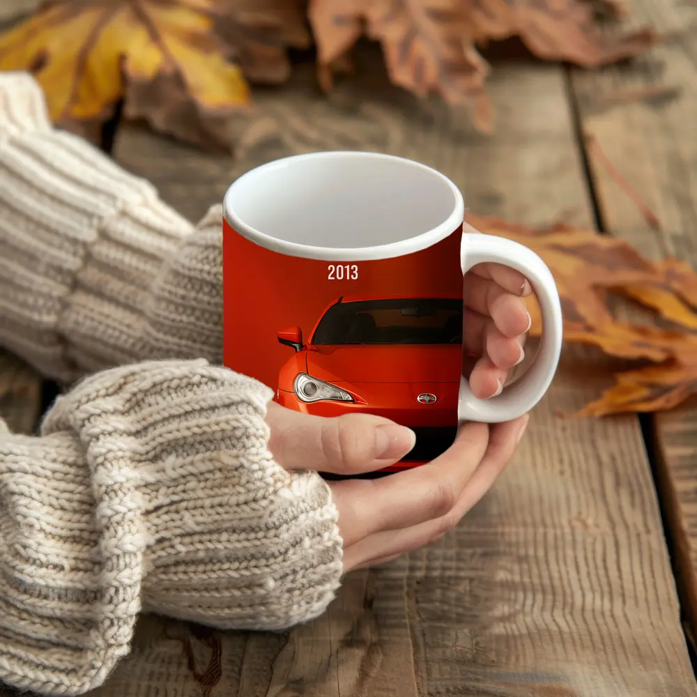 Scion FR-S 2013 Orange Sports Car – Mugs