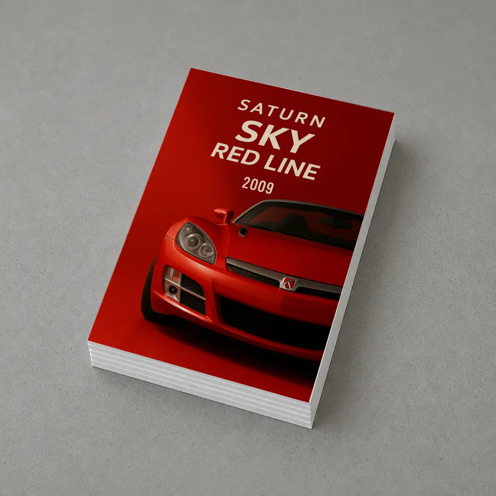 2009 Saturn Sky Red Line Sports Car – Postcards
