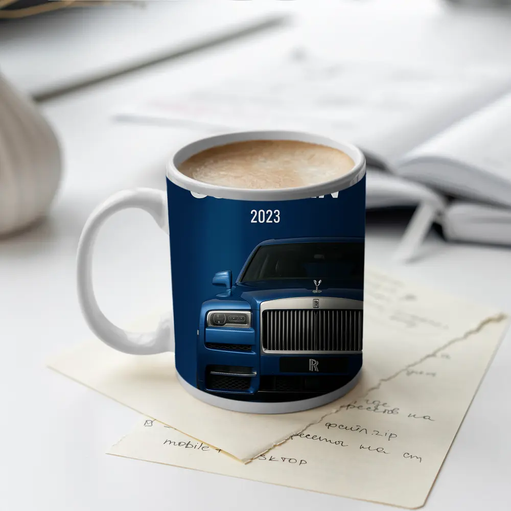 Rolls Royce Cullinan Blue Luxury SUV – Mugs