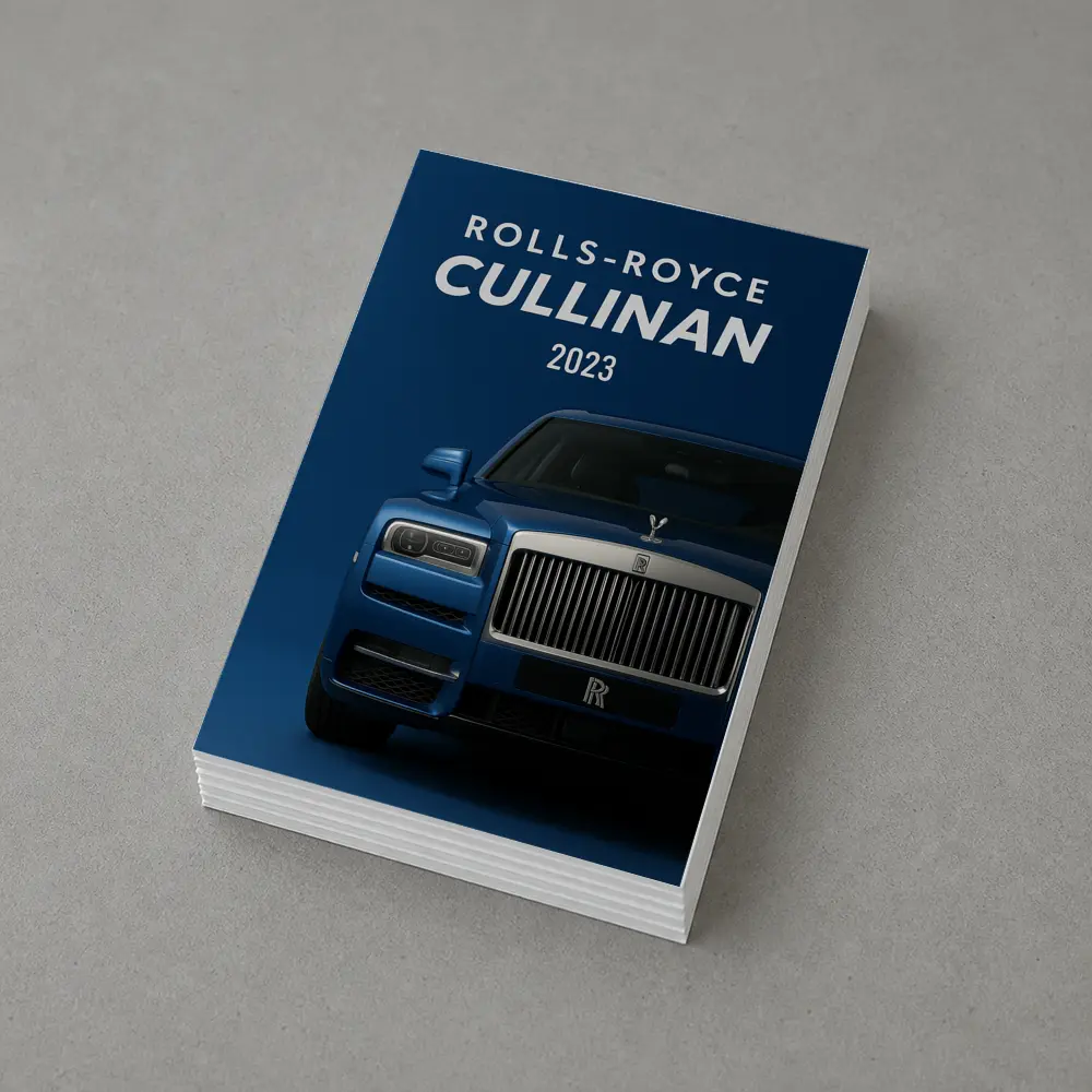 Rolls Royce Cullinan Blue Luxury SUV – Postcards