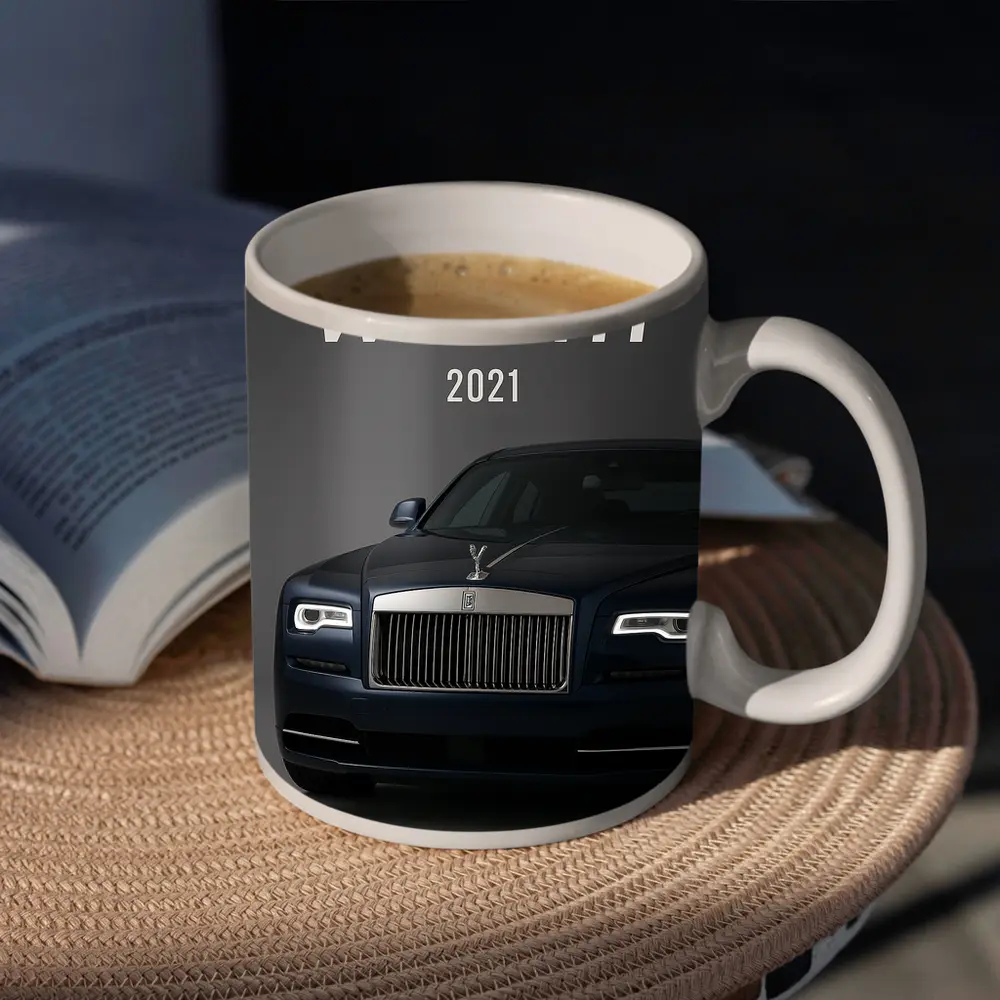 Rolls Royce Wraith Dark Blue Studio Shot – Mugs