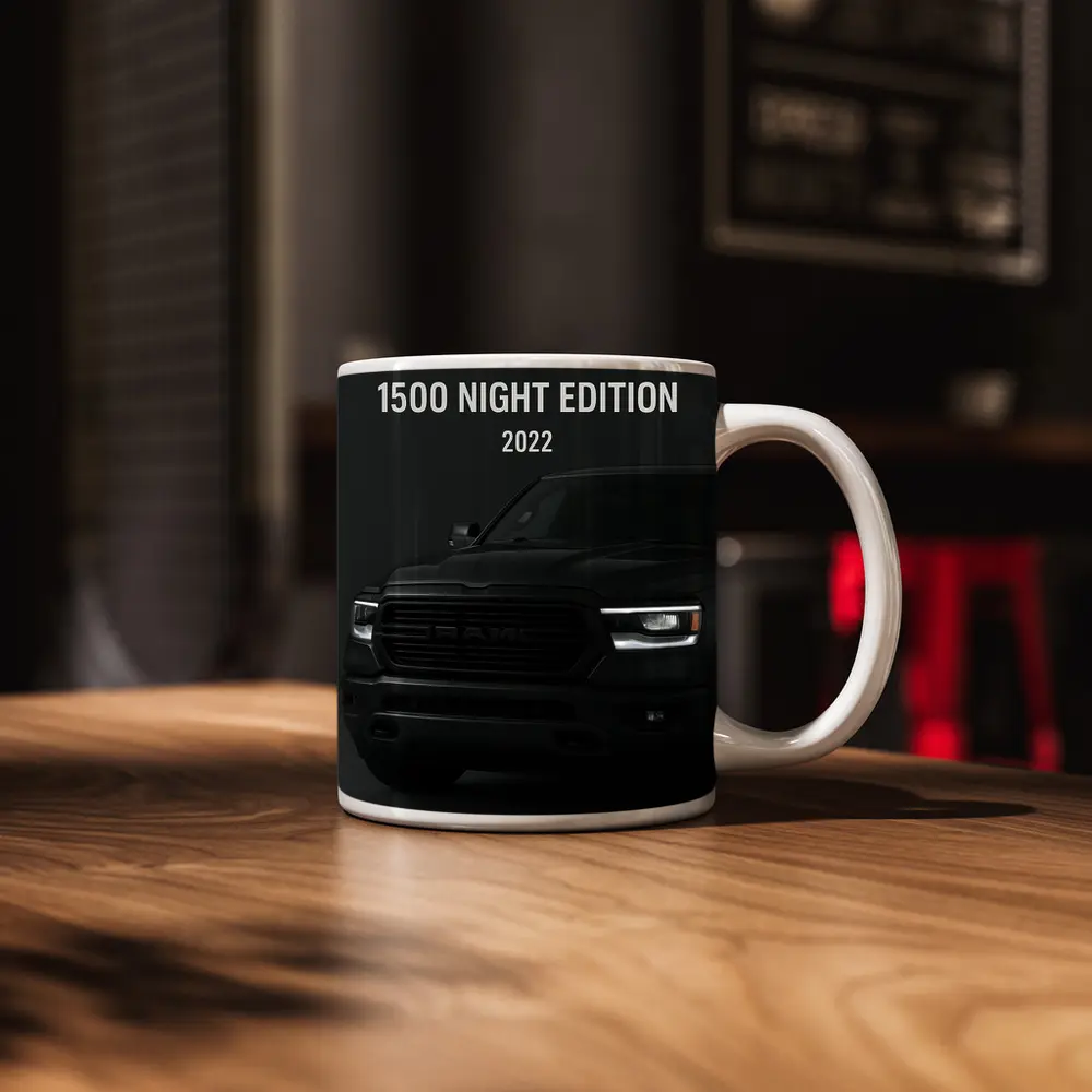 Ram 1500 Night Edition Dark Background – Mugs