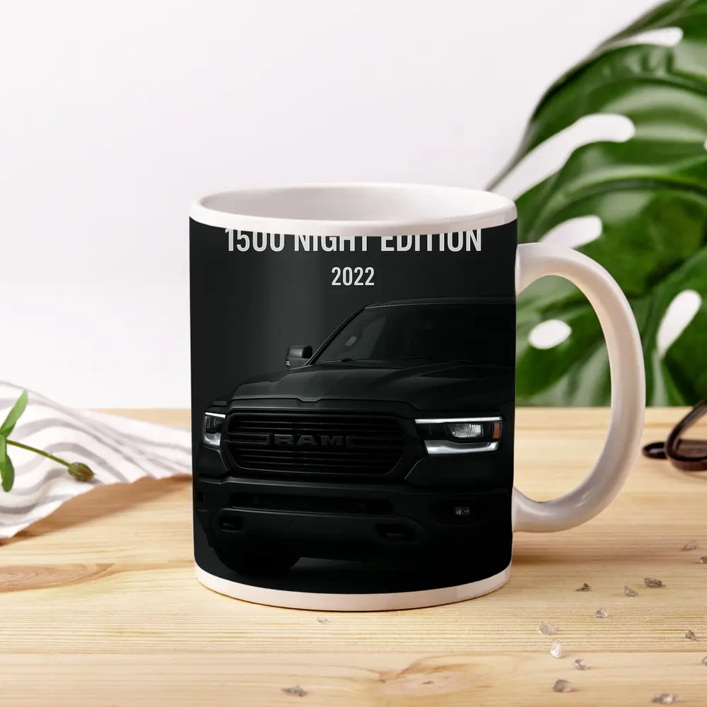 Ram 1500 Night Edition Dark Background – Mugs