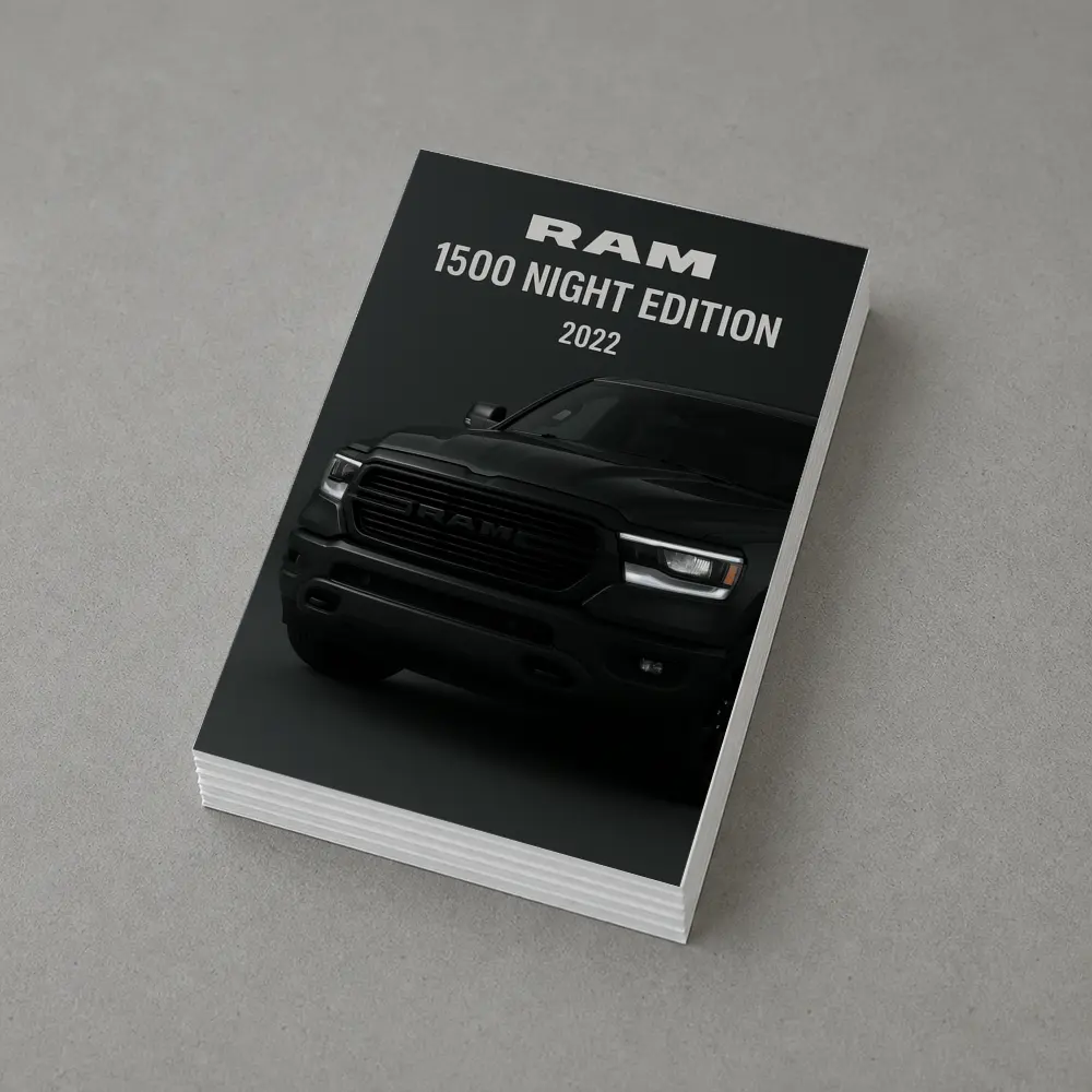 Ram 1500 Night Edition Dark Background – Postcards