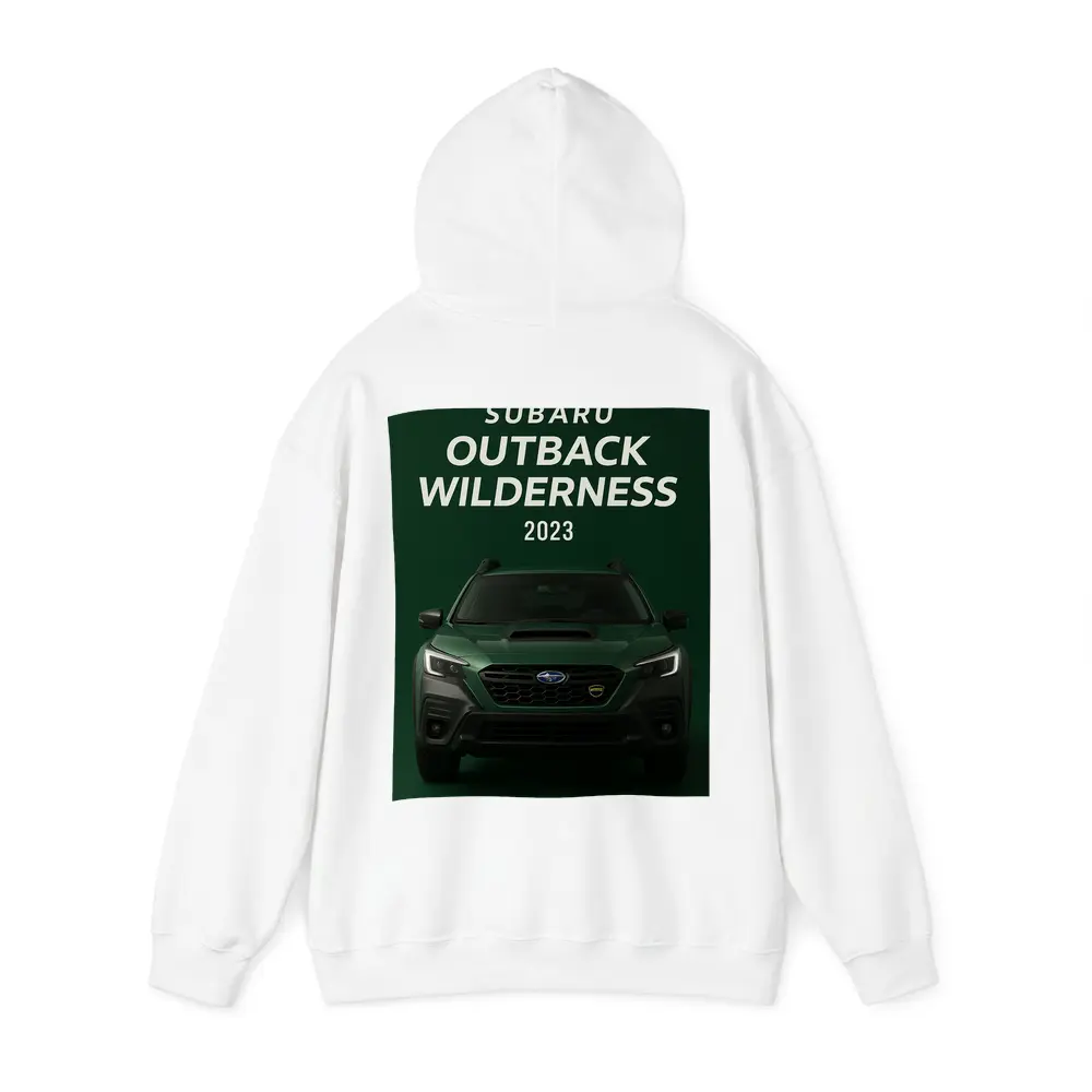 2023 Subaru Outback Wilderness Green Front View – Hoodies