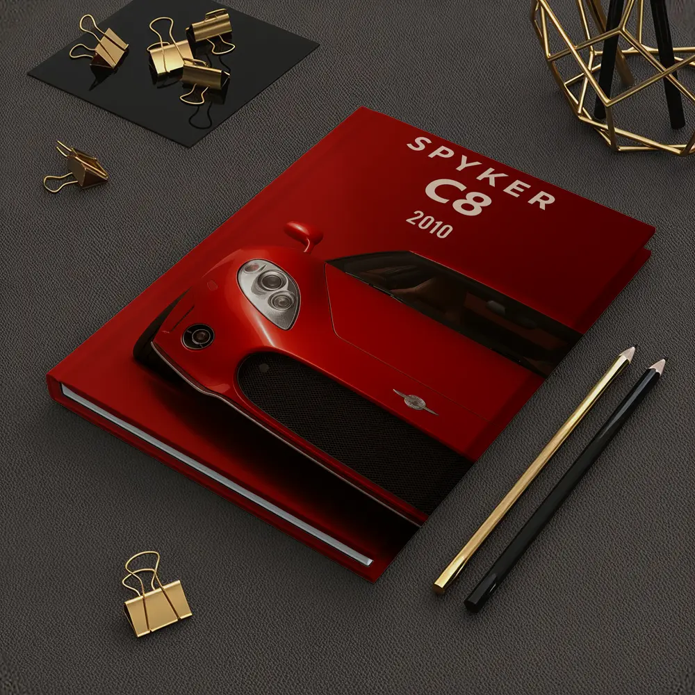 Spyker C8 2010 Red Supercar Front View – Notebooks