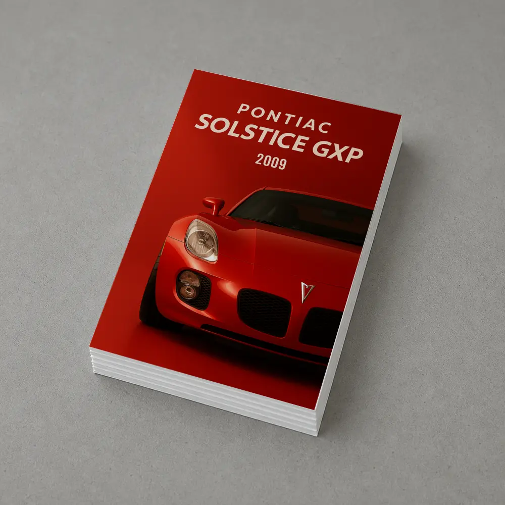 Pontiac Solstice GXP Red Bold Front View – Postcards