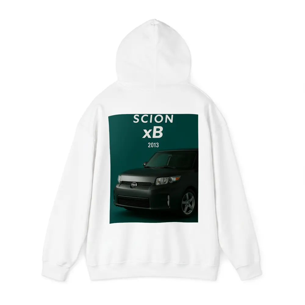 Scion xB 2013 Dark Teal Background – Hoodies