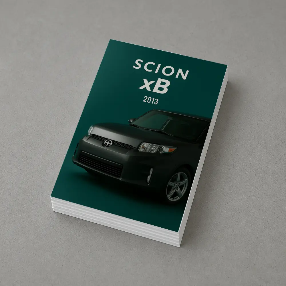 Scion xB 2013 Dark Teal Background – Postcards