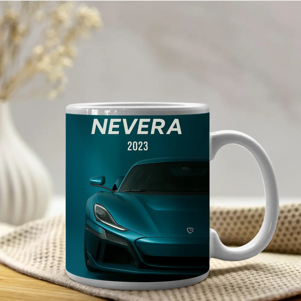 Rimac Nevera Electric Hypercar Teal Studio – Mugs