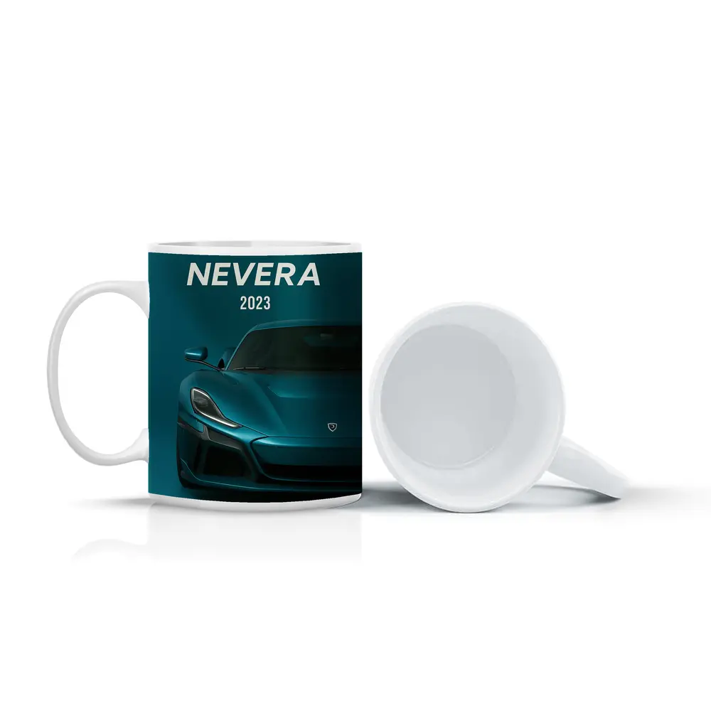 Rimac Nevera Electric Hypercar Teal Studio – Mugs